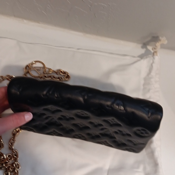 Authentic Louis Vuitton Black Pochette Coussin - Picture 4 of 9